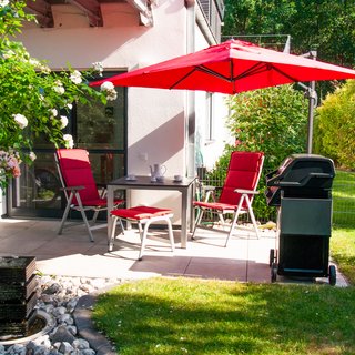 Ebenerdig erreichbare Terrasse